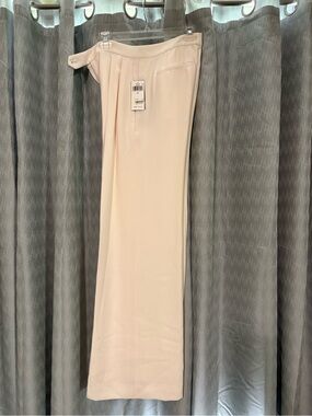 Lauren Ralph Lauren Pale Blush Wide Leg Trousers